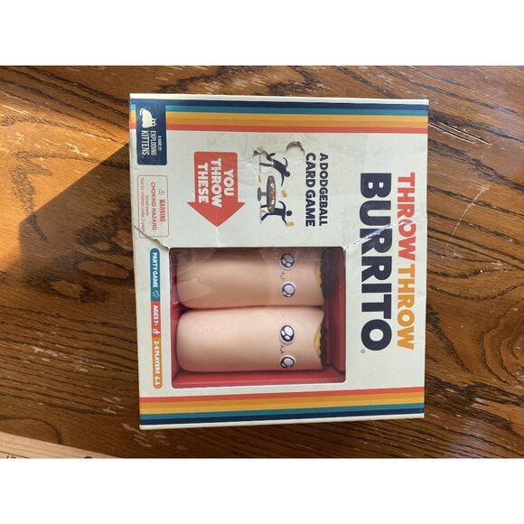 Throw Throw Burrito Dodgeball Card Game By Exploding Kittens Ages 7+ - Picture 4 of 7
